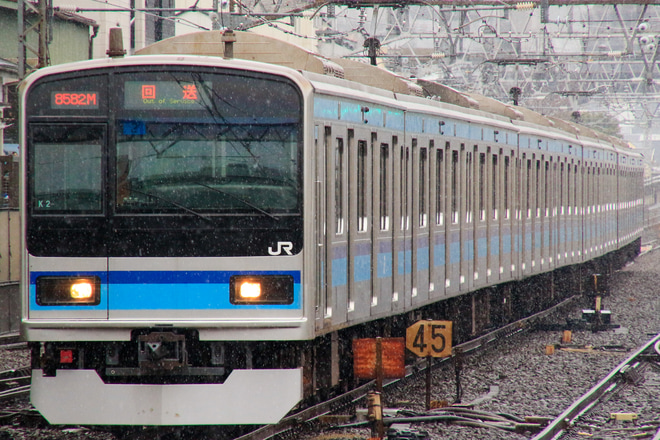 【JR東】E231系ミツK2編成 返却回送を三鷹駅で撮影した写真