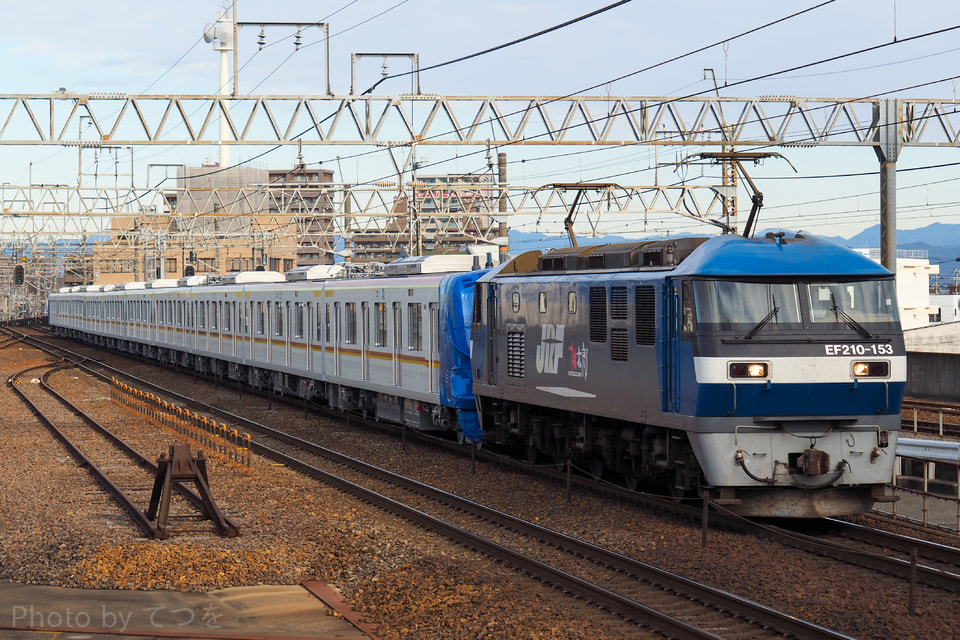 【メトロ】有楽町線・副都心線新型車両の17000系17101F甲種輸送の拡大写真
