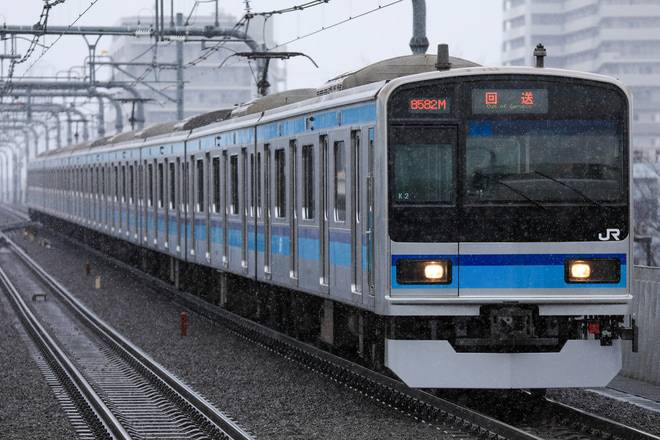 【JR東】E231系ミツK2編成 返却回送を武蔵境駅で撮影した写真