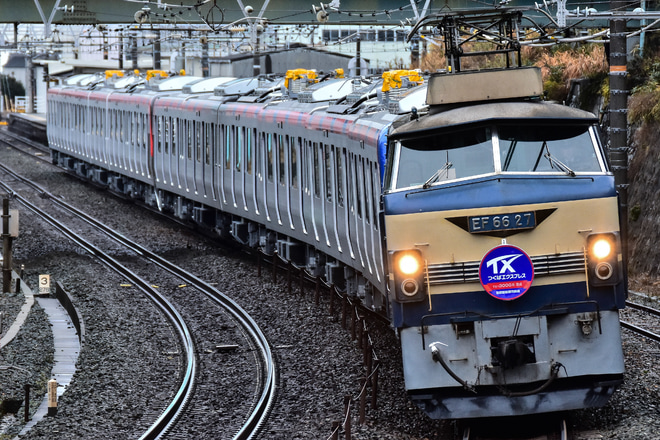 【TX】3000系3183F/3184F甲種輸送を鷲津～新居町間で撮影した写真