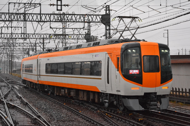 【近鉄】22000系AS24五位堂出場試運転を名張駅で撮影した写真