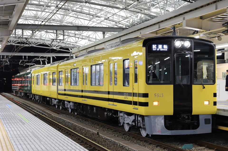 【阪神】5500系武庫川線入線確認試運転の拡大写真
