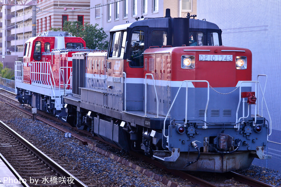 【JR貨】DD200-1 兵庫川崎重工業へ甲種輸送される。の拡大写真