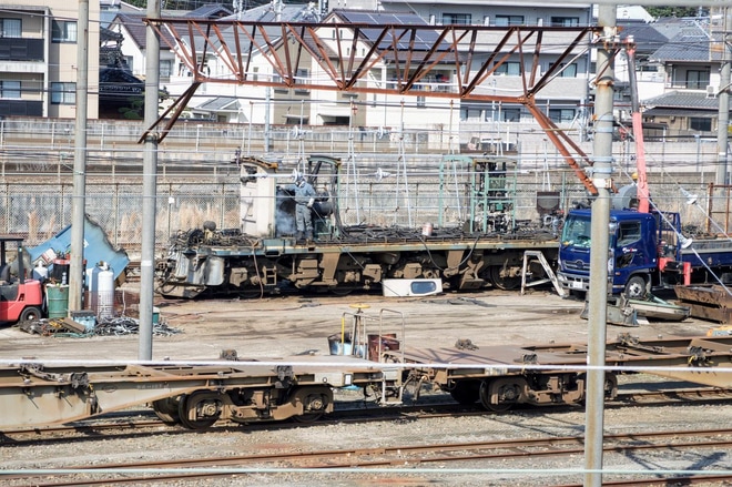 【JR貨】EF66-36解体を広島車両所で撮影した写真