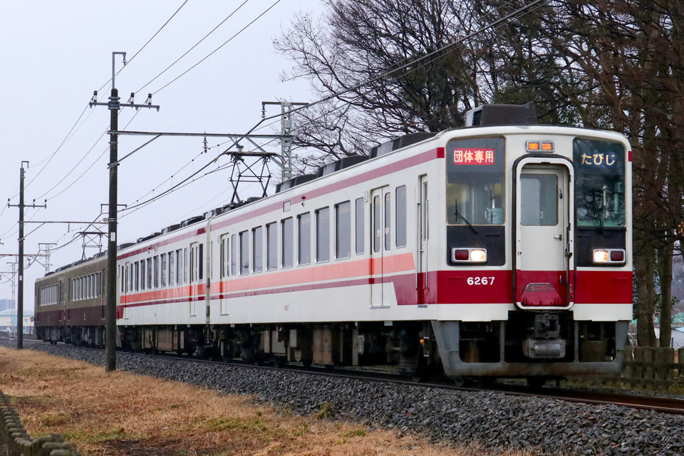 【東武】6050系6162F+6167F使用の団臨運転の拡大写真