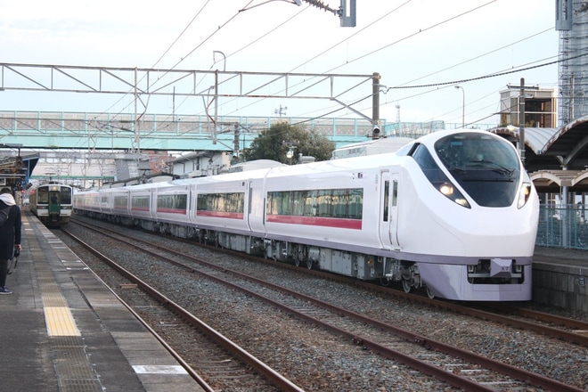 【JR東】E657系常磐線仙台支社管内へを原ノ町駅で撮影した写真