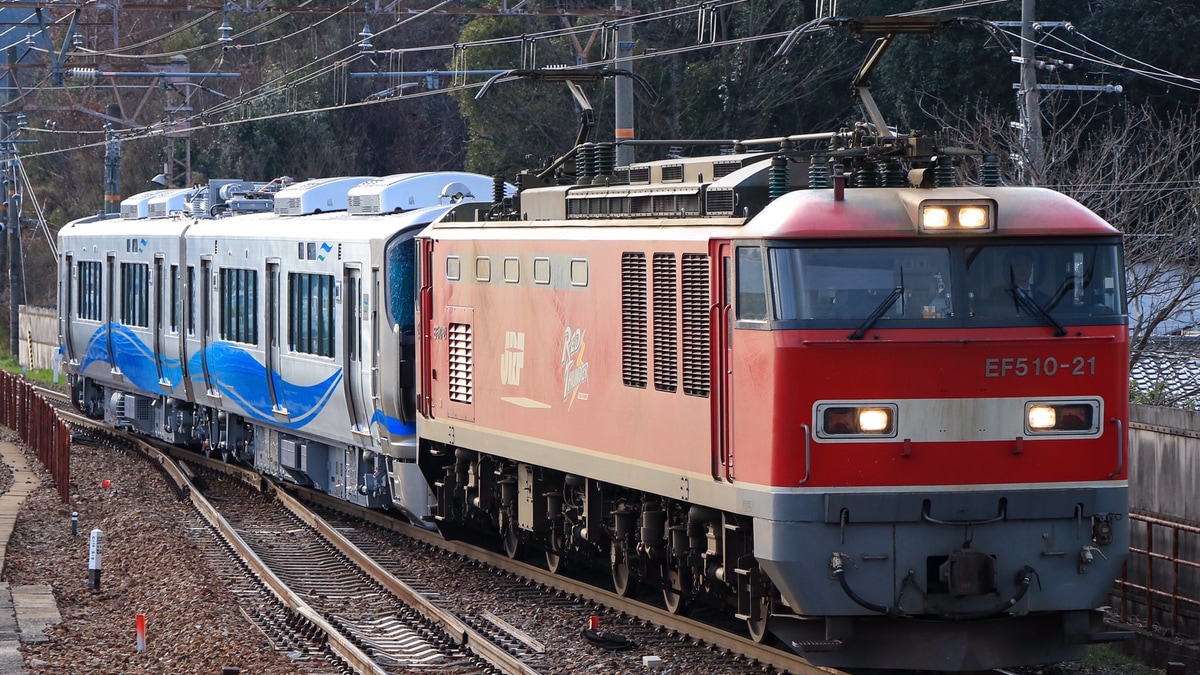 あい鉄】521系AK18編成甲種輸送 |2nd-train鉄道ニュース