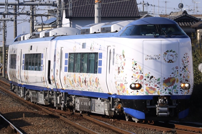 【JR西】271系HA652編成京都鉄道博物館へを不明で撮影した写真