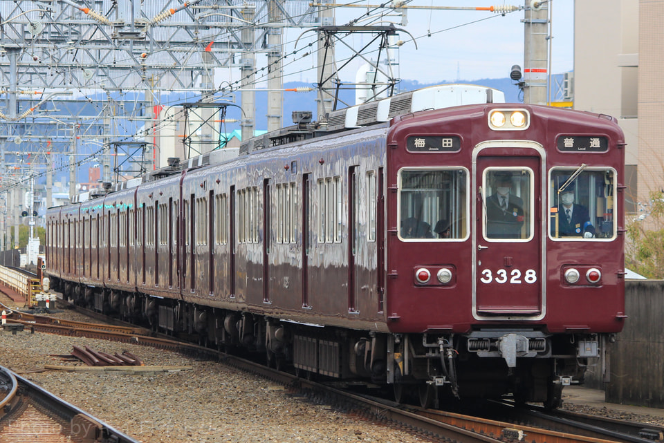 【阪急】3300系 3328F 暫定7連運用への拡大写真