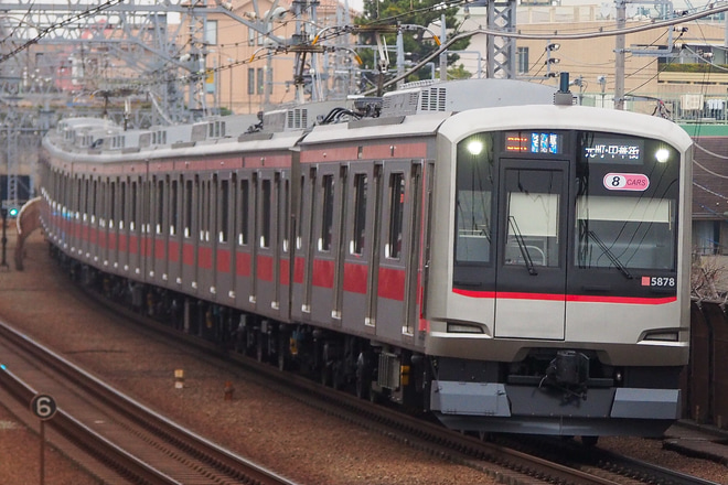 【東急】5050系5178F 営業運転開始を多摩川駅で撮影した写真