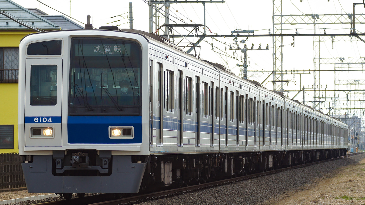 西武】6000系6104F玉川上水出場試運転 |2nd-train鉄道ニュース