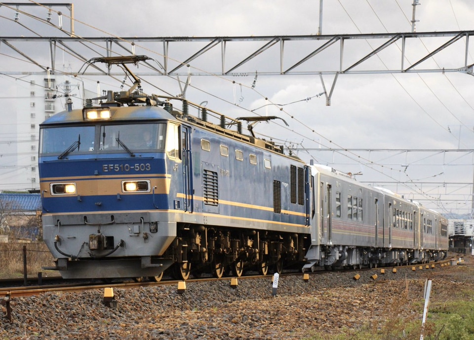【JR東】GV-E400系4両甲種輸送(20200311)の拡大写真
