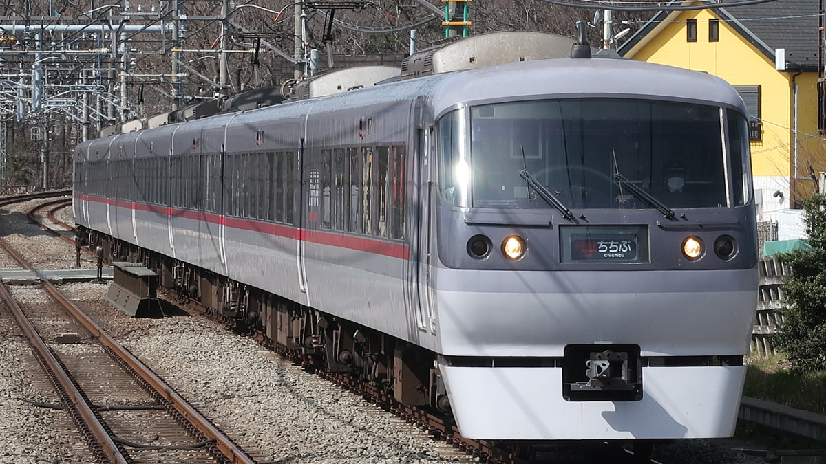 鉄道写真データ JPEG 、01220565、特急ニューレッドアローちちぶ 鉄道写真データ JPEG 、01220565、特急ニューレッドアローちちぶ