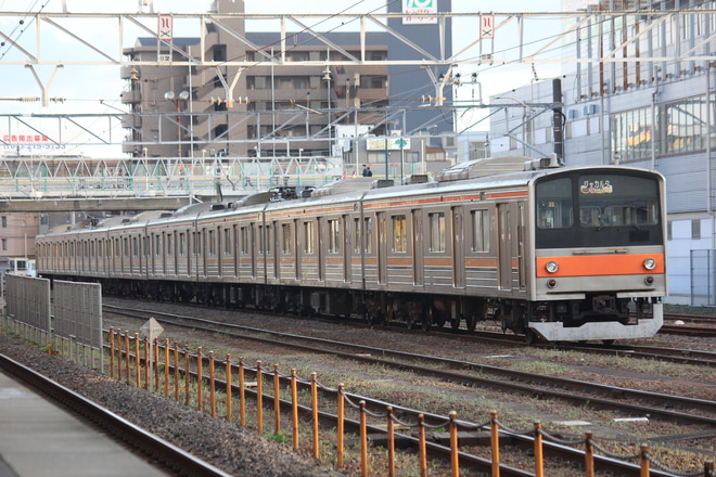 【JR東】205系ケヨM25編成 海外譲渡配給を蘇我駅で撮影した写真