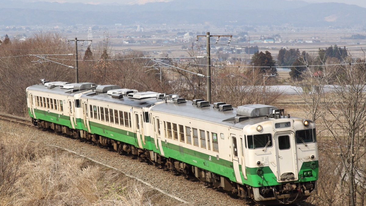 経典 JR東】只見線キハ40の3両(2141/526/2021)郡山へ疎開 |2nd-train 鉄道模型