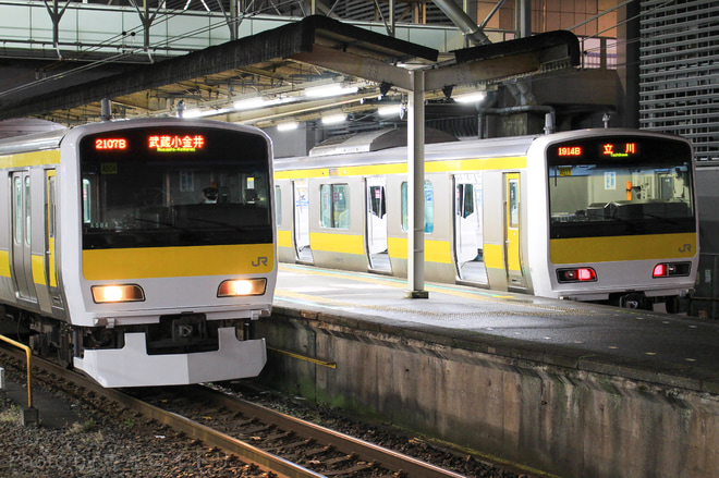 【JR東】三鷹車による御茶ノ水行き及び三鷹以遠乗り入れが終了を千葉駅で撮影した写真
