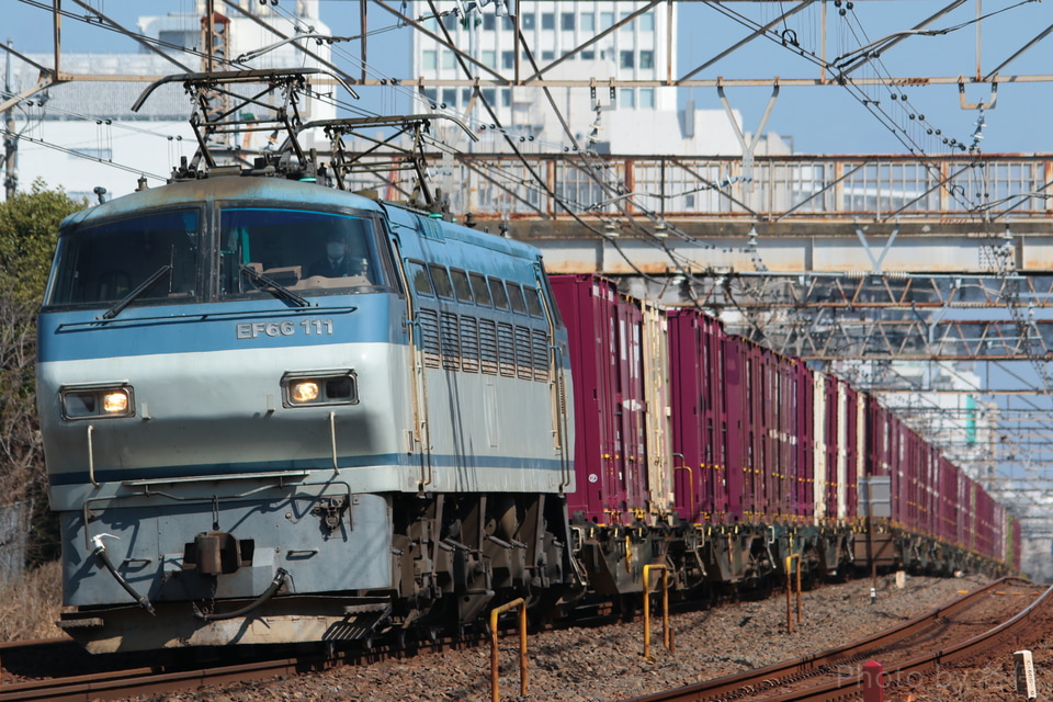 【JR貨】ダイヤ改正で常磐線内EF66牽引定期貨物列車が登場の拡大写真
