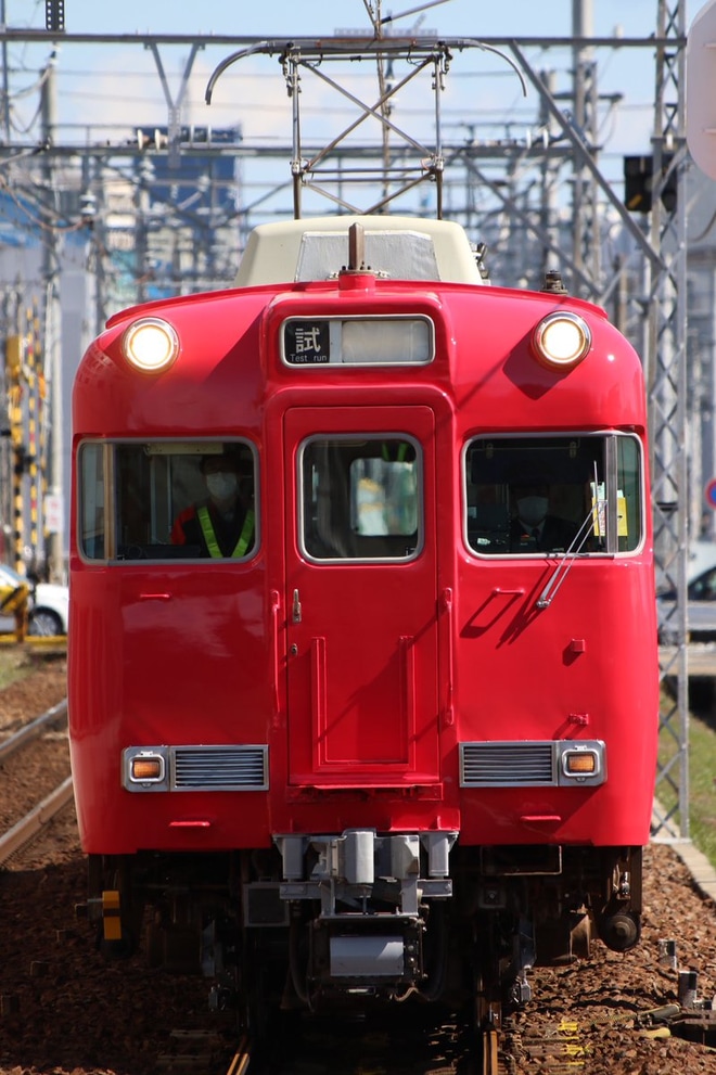 【名鉄】6000系6011F舞木出場試運転を一ツ木駅で撮影した写真