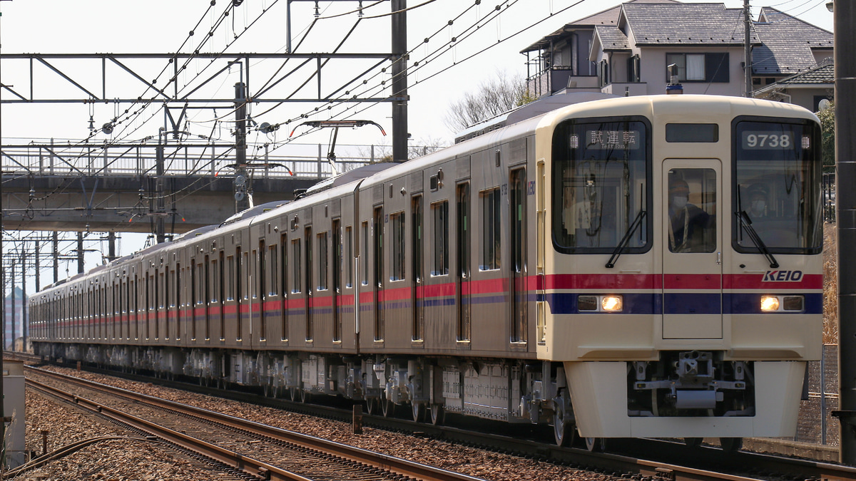 京王】9000系9738F出場試運転 |2nd-train鉄道ニュース