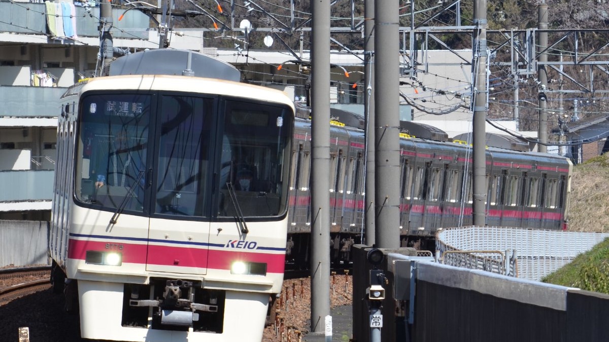 京王】8000系8725F若葉台出場試運転 |2nd-train鉄道ニュース