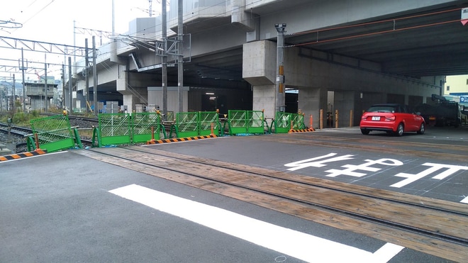 【JR九】長崎駅高架化を旧長崎駅付近で撮影した写真