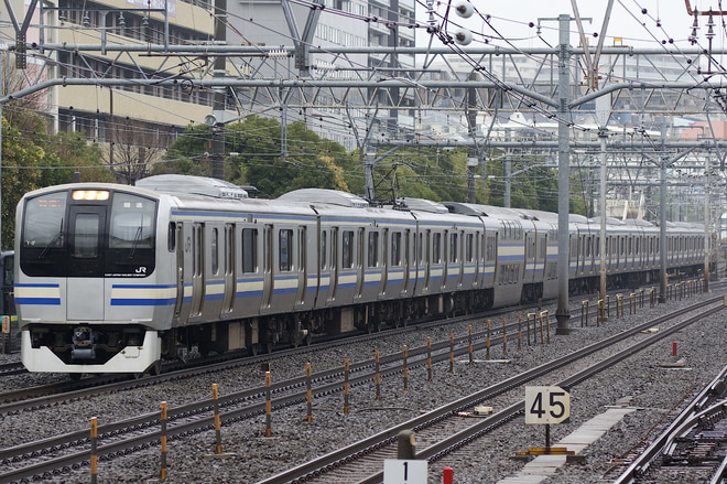 【JR東】E217系Y-8編成東京総合車両センター出場回送を不明で撮影した写真