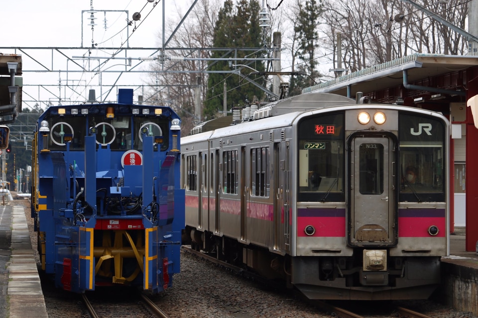 【JR東】投排雪保守用車両ENR1000-6009回送の拡大写真