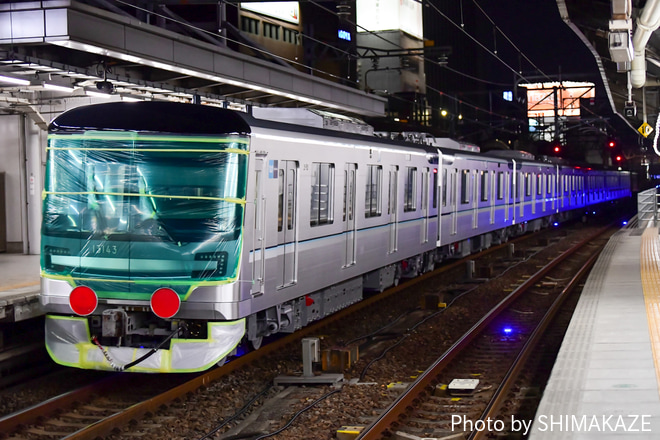 【メトロ】13000系13143F 甲種輸送を名古屋駅で撮影した写真