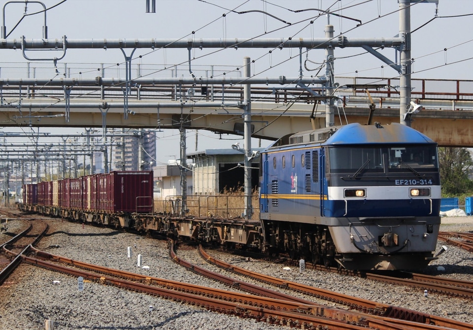 【JR貨】 EF210形300番台が常磐線へ初入線の拡大写真