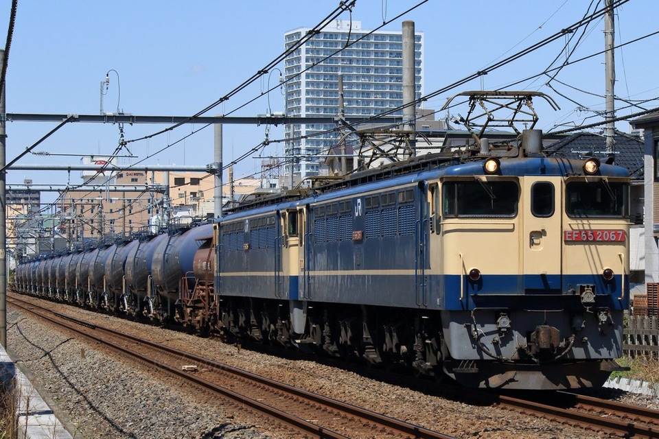 【JR東】8794レがEF65 国鉄色重連で運転の拡大写真