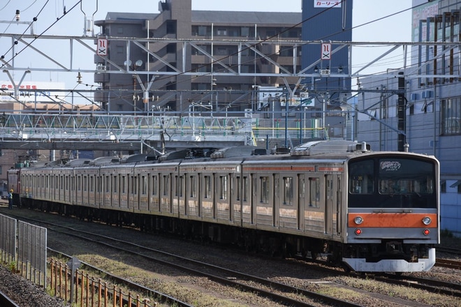 【JR東】205系ケヨM11編成 海外譲渡配給を蘇我駅で撮影した写真