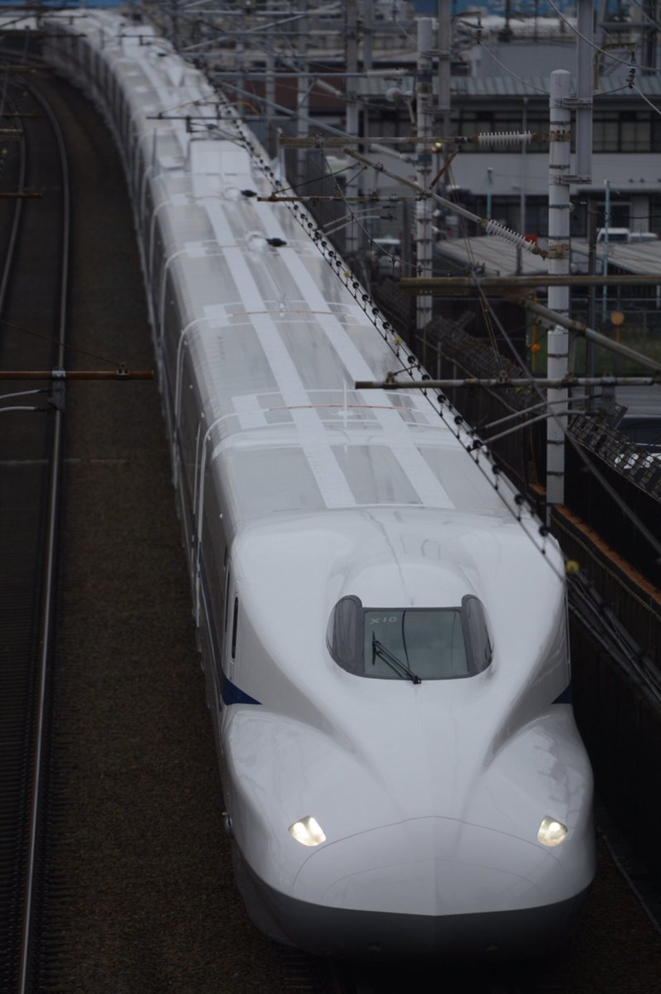 【JR海】N700系 X10編成浜松工場出場試運転の拡大写真