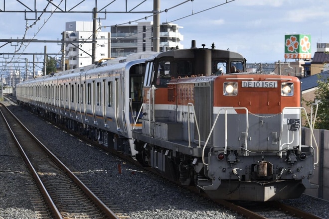 【南海】8300系8313F+8314F甲種輸送(過去のトピックス)をJR淡路駅で撮影した写真
