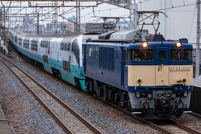 【JR東】251系RE-3編成長野廃車配給を西浦和駅で撮影した写真
