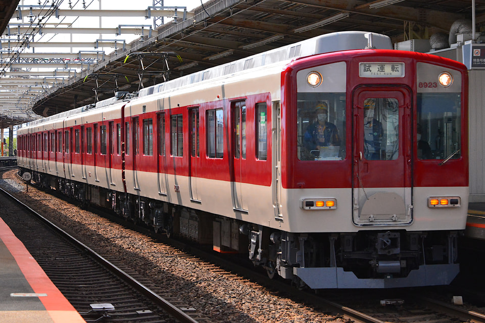 【近鉄】8810系FL24大阪線で検査出場試運転を実施の拡大写真