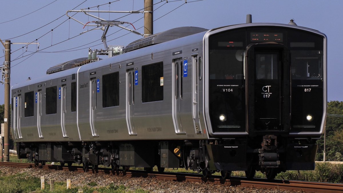 Jr九 817系vk104編成小倉総合車両センター出場回送 2nd Train鉄道ニュース