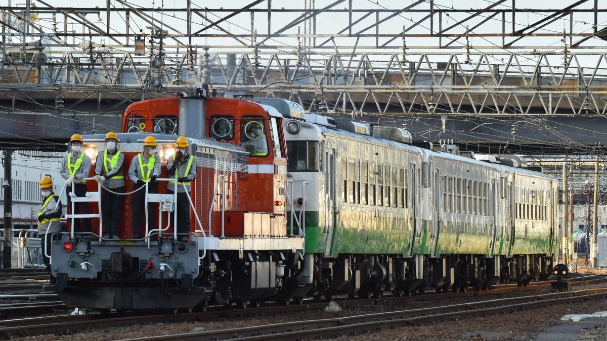 JR東】キハ40-582＋キハ40-2086＋キハ40-526郡山総合車両