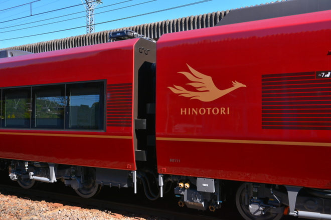 【近鉄】 80000系列(80010系)HV11試運転を青山町駅で撮影した写真