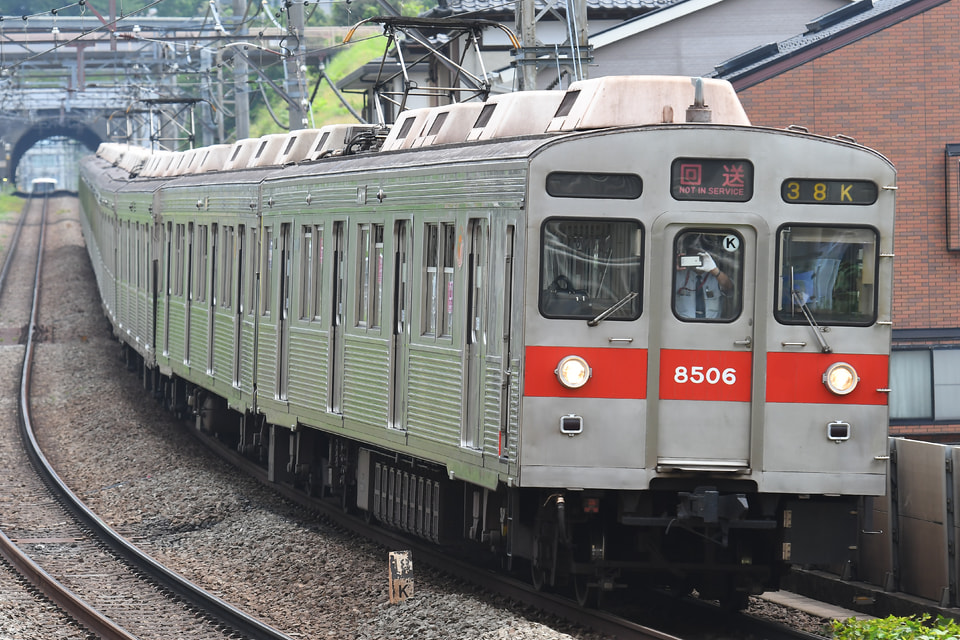 【東急】8500系8606F 廃車回送の拡大写真