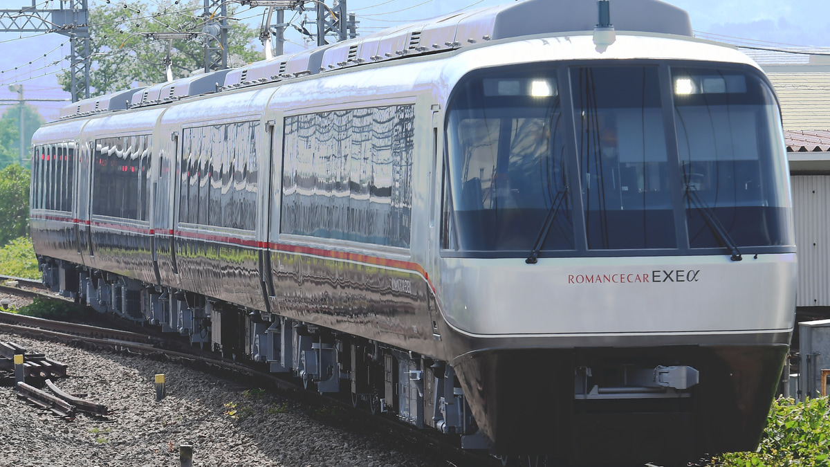 小田急】30000形 30056F(EXEα) リニューアル改造・検査出場試運転 |2nd