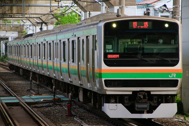 【JR東】E231系S-06編成東京総合車両センター入場回送を西大井駅で撮影した写真