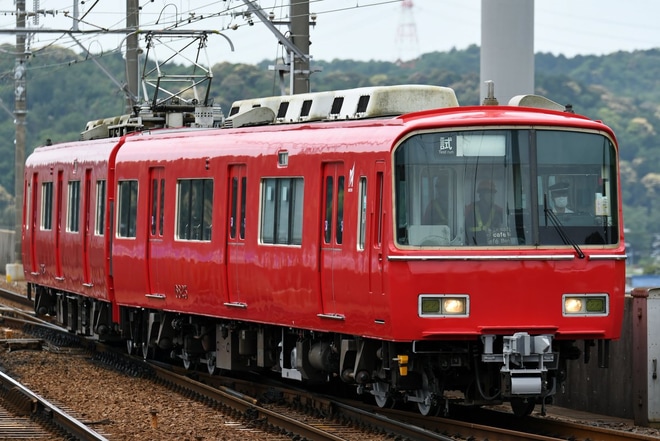 【名鉄】6800系6825F舞木出場試運転を本宿駅で撮影した写真