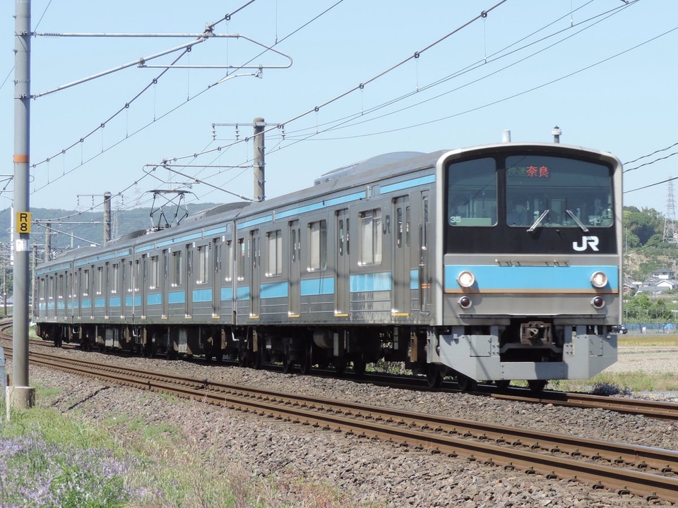 【JR西】205系NE401編成大和路線で快速運用にの拡大写真