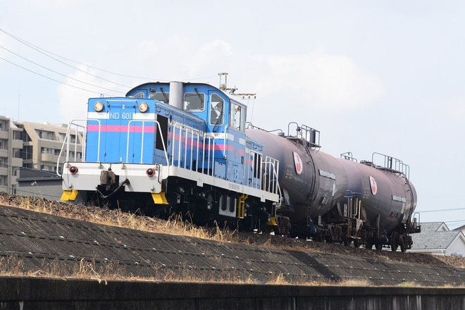 【JR貨】タキ44000(44124・44014）廃車回送を不明で撮影した写真