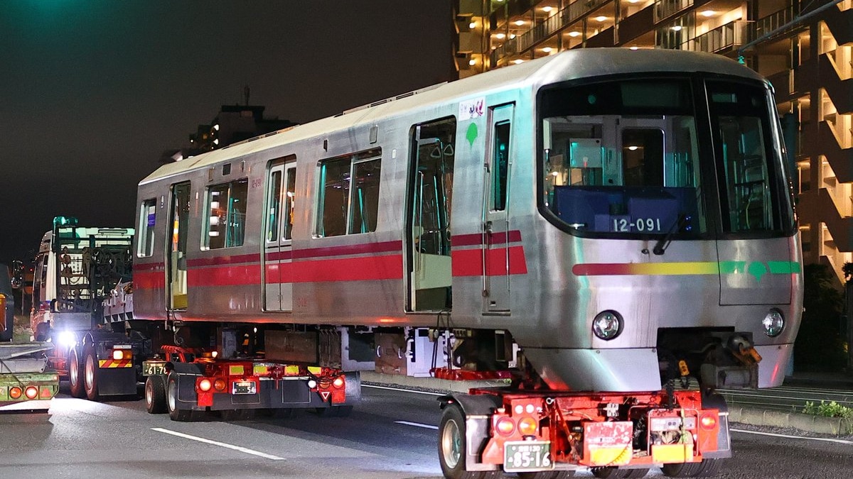 都営】12-000形12-091編成廃車陸送 |2nd-train鉄道ニュース