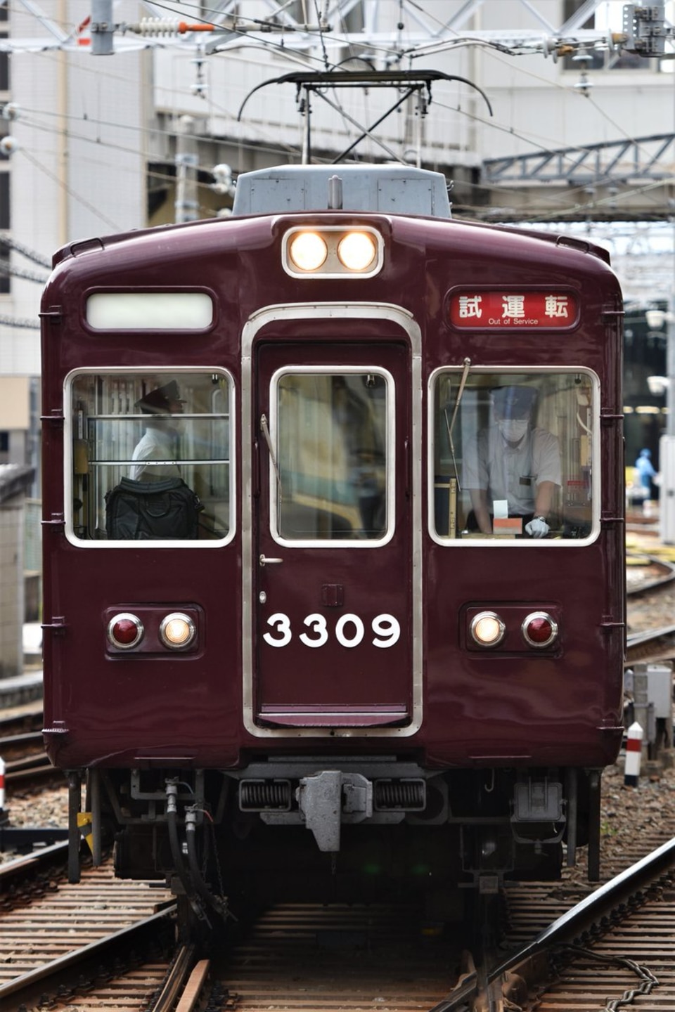 【阪急】3300系 3309F試運転実施の拡大写真