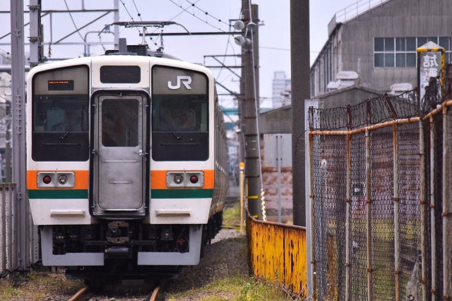 【JR東】211系C4編成1号車～3号車構内試運転を鉄道博物館付近で撮影した写真