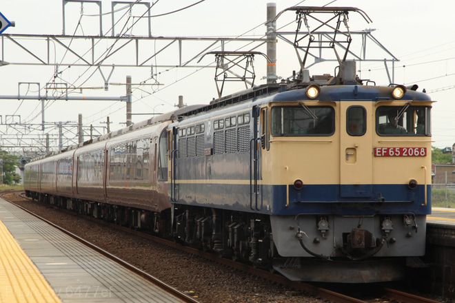 【小田急】30000形30253Fが日本車輌製造へ甲種輸送を天竜川駅で撮影した写真