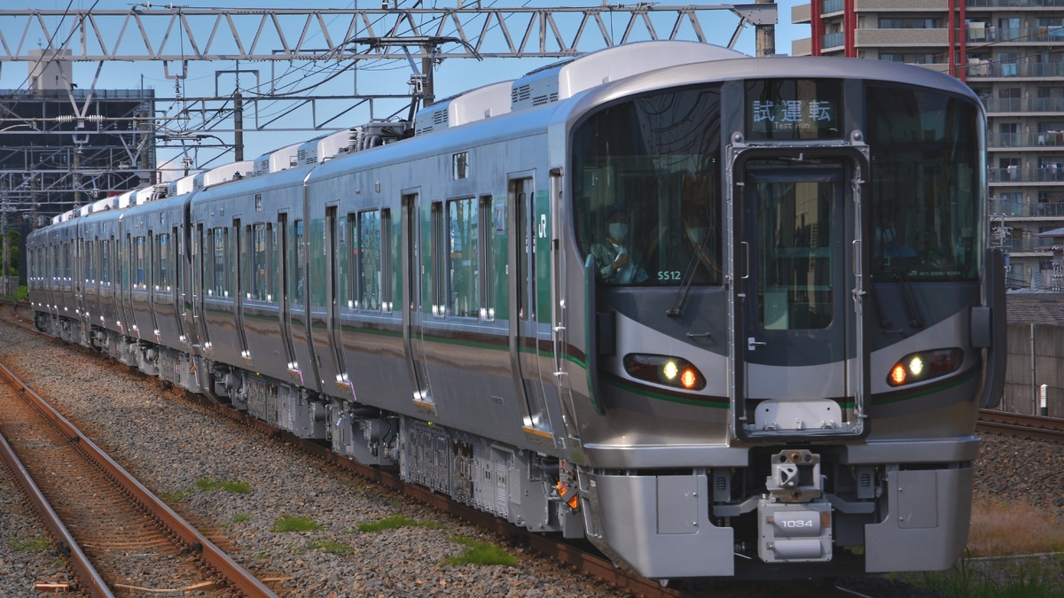 Jr西 227系1000番台6両 近畿車輛出場 2nd Train鉄道ニュース