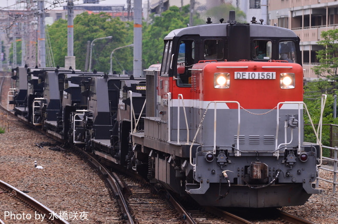 【JR東】シキ1000D 特大貨物輸送を芦屋駅で撮影した写真